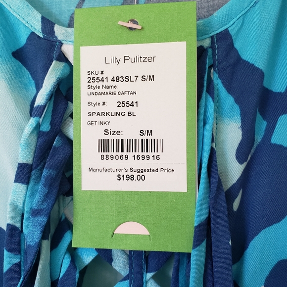 Lilly Pulitzer Lisamarie Caftan S/M NWT - Picture 3 of 5